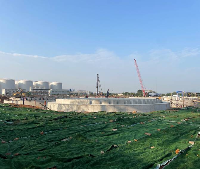 赤峰金通項(xiàng)目二期工程酸庫(kù)工程完成基礎(chǔ)澆筑 赤峰金通項(xiàng)目二期工程酸庫(kù)工程完成基礎(chǔ)澆筑